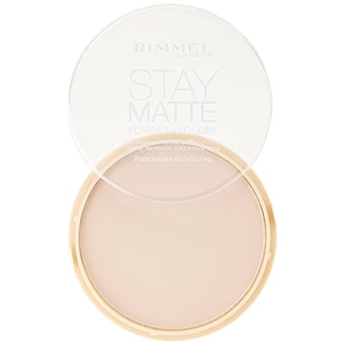 Rimmel London Stay Matte - 003 Natural - Pressed Powder,Lightweight,High Coverage,Shine Control,0.49oz,(Pack of 2)