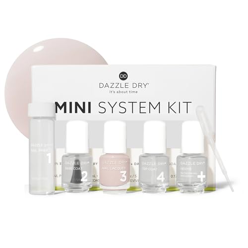 Dazzle Dry Mini Nail Kit - Touch of Love, Quick-Dry 4-Step System