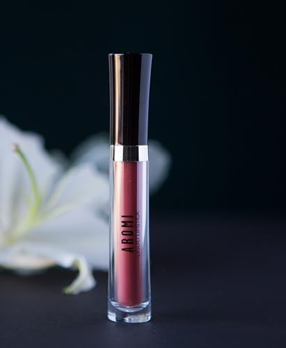 Aromi Terra Cotta Matte Liquid Lipstick | Burnt Orange Lip Color, Earthy, Nutmeg, Vegan, Cruelty-Free, Long Lasting, Waterproof, Handmade (Terra Cotta)