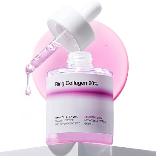 EUNYUL Ring Collagen 20% Face Serum (1.18 fl.oz / 35ml) ? Korean Collagen Serum with 200,000ppm Collagen, Peptides & Niacinamide, Hydrating & Firming Skin Care