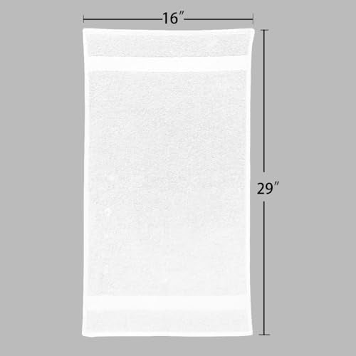 Fromm ColorSafe 100% Cotton Bleach-Proof Salon Hair Towels, 16x29" 6-Pack