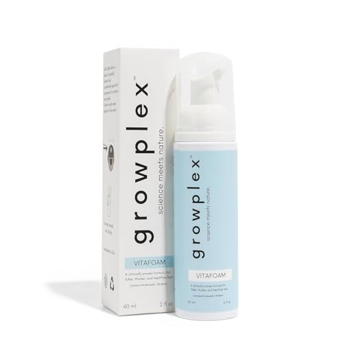 Growplex 5% Minoxidil Foam for Hair Regrowth Men & Women
