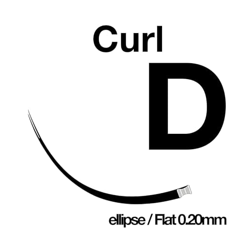 Ellipse Flat Lashes 0.20mm D Curl 8-14mm Mixed