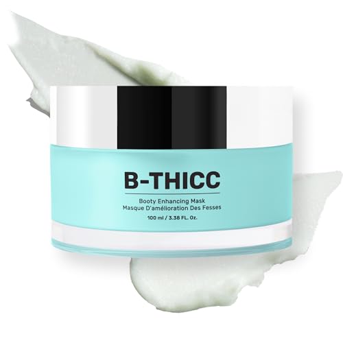 MA?LYS B-THICC Booty Enhancing Mask - Plumping & Firming Body Cream for Booty Area - Skin Tightening With Hydrating Hyaluronic Acid & Grape Seed Oil (3.38 Fl Oz)