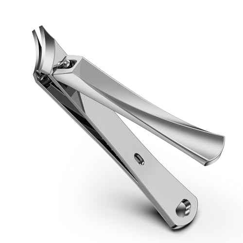 FERYES Ingrown Nail Clipper - Slant Curved Blade Nail Clipper for Thick Toenails and Ingrown Nails, Podiatrist Toenail Clippers for Seniors and Men