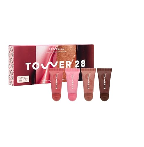 Tower 28 Mini Lil' Softies Lip Treatment Set - Hydrating Tinted Balm, Limited Edition
