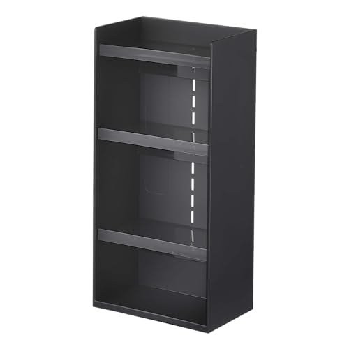 Yamazaki Home Tower Jewelry & Makeup Organizer, Standup Cosmetic Storage Box, Display Case - Flat - Abs Plastic