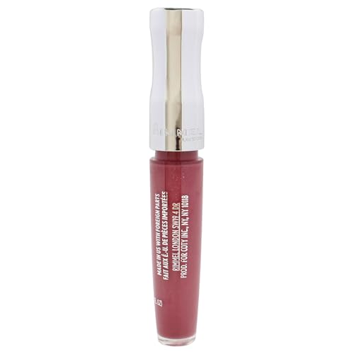 Rimmel Stay Glossy Lip Gloss - Non-Sticky and Lightweight Formula for Lip Color and Shine - 200 Tainted Love, .18oz (Pack of 2)