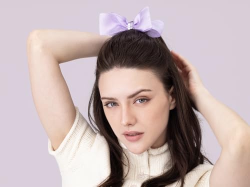 DAFNI KLIX Magnetic Hair Clips - Strong Hold Lavender Bow Design
