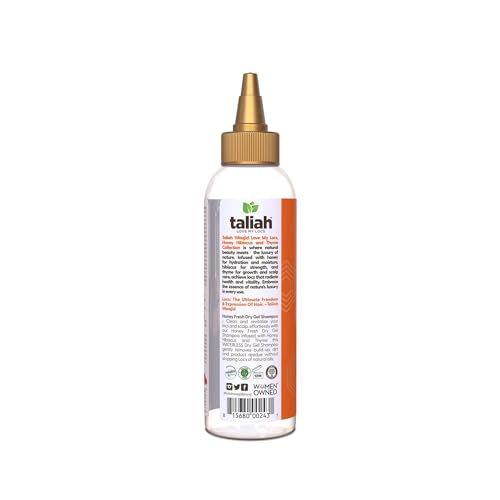 Taliah Waajid Love My Locs Honey Fresh Dry Gel Shampoo 4oz ? No-Rinse Scalp Cleanser for Locs, Braids, Twists & Protective Styles