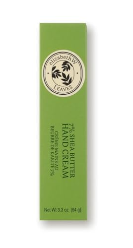 Elizabeth W Leaves Hand Cream with 7% Shea Butter, 3.3 oz
