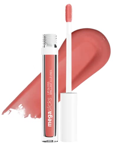 wet n wild MegaSlicks Lip Gloss, Ultra-Glossy, Vitamin-E Enriched, Ultra-Gloss High Shine Moisturizing, Cruelty-Free & Vegan - Attitude Check