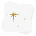 Gold Glitter Freckles Waterproof Face Tattoos - 10 Pack