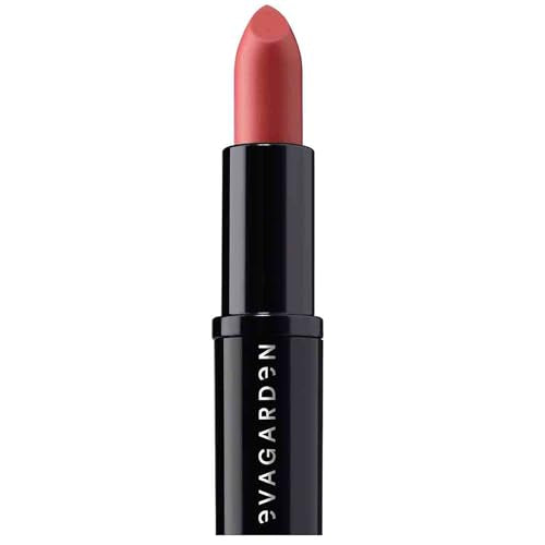 EVAGARDEN Sensorial Lipstick - Silky Texture Melts Pleasantly - Releases Saturated Color and Adheres Perfectly - With Emollient, Moisturizing Properties for Youthful Pout - 448 Miss - 0.1 oz