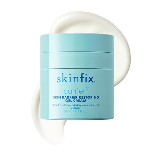 Skinfix Skin Barrier Restoring Gel Cream - 1.7 oz - Non-Greasy Moisturizer for Normal to Combination Skin - Hydrates, Plumps & Smooths - Non-Comedogenic, Fragrance Free, Vegan, Cruelty Free