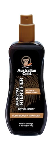 Australian Gold Bronzing Intensifier Dry Oil Spray, 8 Ounce | Colorboost Maximizer (AGDOBS)