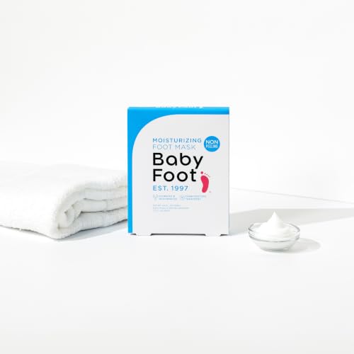 Moisturizing Foot Mask for Dry Cracked Feet - 15 Minute Spa Treatment with Collagen & Hyaluronic Acid