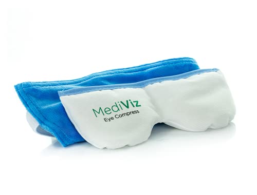 Mediviz Warm Compress Eye Mask - Moist Heat Compress for Irritated Eyes and Eyelid Lumps and Bumps