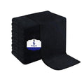 Puomue Black Microfiber Salon Towels - 6 Pack, 27x16 inch