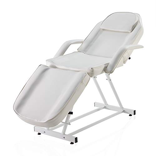 BELLEZE Adjustable Tattoo Chair - Facial Bed & Salon Equipment