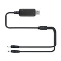 USB-DC Dual Port Power Cord Charger Compatible with Heated Gloves Socks Hats Mittens Heating Pad and 7.4V SWB01 SWB03 3500mAh Rechargable Lithium Polymer Batteries Power Cable