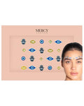 Evil Eye Face Jewels Stick-On Gems by Mercy London