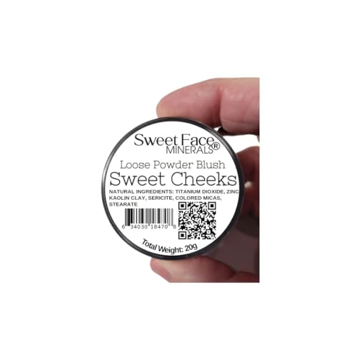 BLUSH (SWEET CHEEKS) Mineral Makeup Powder Bare Face Shadow Contour Rouge Highlight (20 gram Sifter Jar)