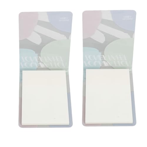 2pc Liquid Palette Paper Disposable Makeup Mixing Pad with Sticks