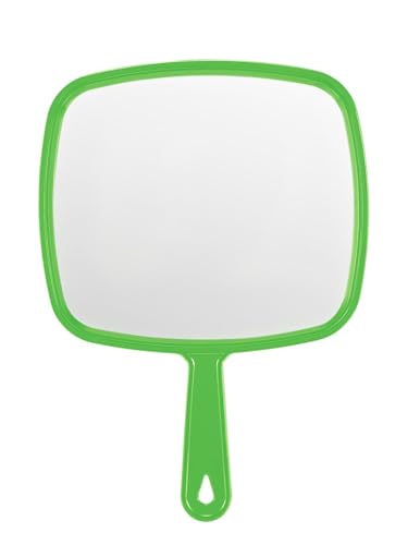 BEFUI Green 12.4x9 Inch Handheld Shower Mirror, Wide View & HD Reflection