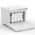 TASALON 8L Towel Warmer Hot Cabinet Box, Aluminum Inner Chamber, Removable Tray, Fast Heating for Beauty Spa Salon Massage - White