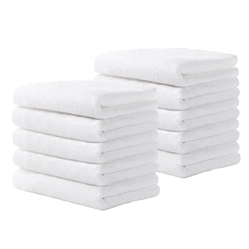 Yoofoss Bamboo Washcloths 10 Pack - Soft & Absorbent