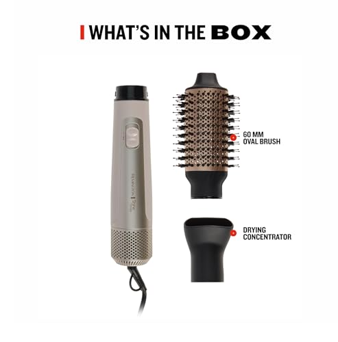 Remington Shine Therapy 2.4” Oval Hair Dryer Brush with Keratin & Argan Oil