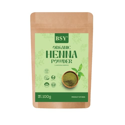 BSY Organic Henna Powder 100g | Natural Hair Color