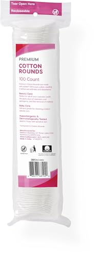 Simply Soft Cotton Rounds, 100% Pure, 4-Layer Design (600 Count)