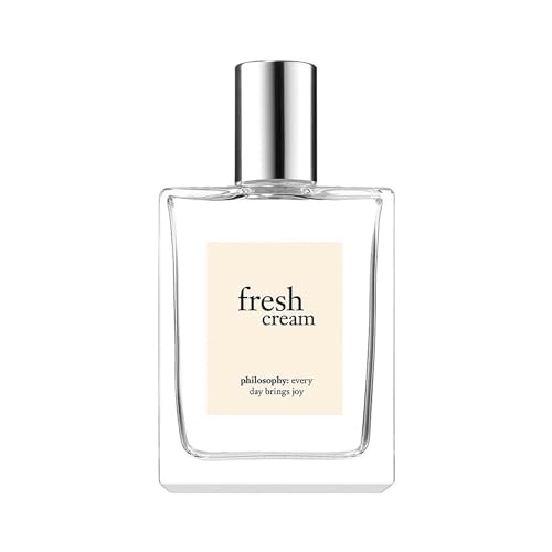 philosophy fresh cream eau de toilette - sweet & captivating women's perfume - with notes of vanilla, heliotrope & tonka bean - long lasting fragrance