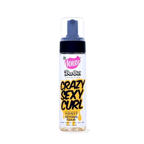 The Doux CRAZYSEXYCURL Honey Setting Foam - 7 oz Curly Hair Mousse