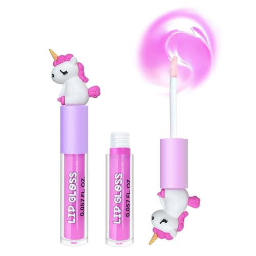 Unicorn Lip Gloss Sticks for Girls - 4 Pack
