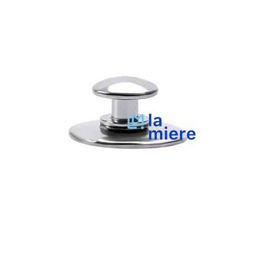 LA MIERE 10Pcs Dental Orthodontic Lingual Button Bondable Stainless Steel Round Base (Bondable Buttons Round)