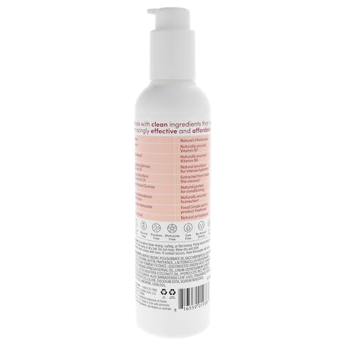 Earth Anti-Frizz Hair Serum with Argan & Vegan Keratin - Lightweight Thermal Protectant - 6 oz