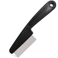 Yumflan 1.0mm Stainless Steel Dandruff Comb with Non-Slip Handle