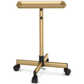 TASALON Premium Aluminum Salon Trolley on Wheels – Adjustable Height