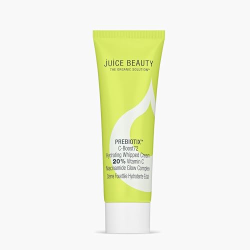 Juice Beauty PREBIOTIX C-Boost72 Hydrating Whipped Cream 20% Vitamin C Niacinamide Complex - 50 mL - Evens Skin Tone, Hydrates & Smooths - Vegan & Cruelty Free