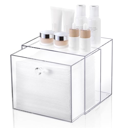 Acrylic Face Towel Container for Clean Skin Club XL