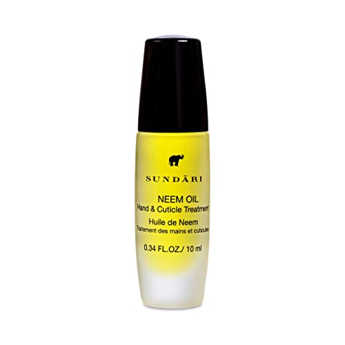 SUNDARI Neem Hand & Cuticle Treatment Oil - Hydrating Roller 0.34 Fl Oz