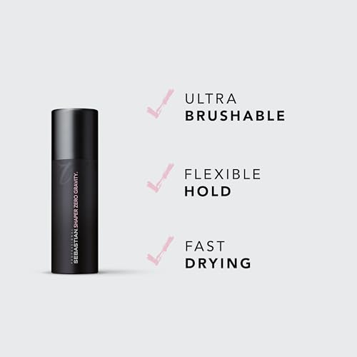 Sebastian Shaper Zero Gravity Hairspray | Lightweight Brushable Hold