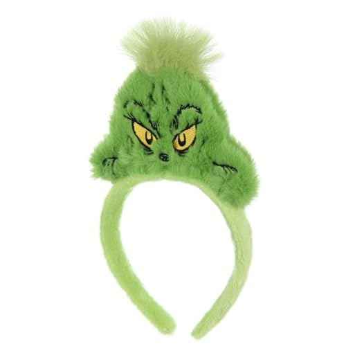 Bioworld Dr. Seuss GRINCH Costume Character Fabric Cosplay Hair Accessory Headband For Men And Women