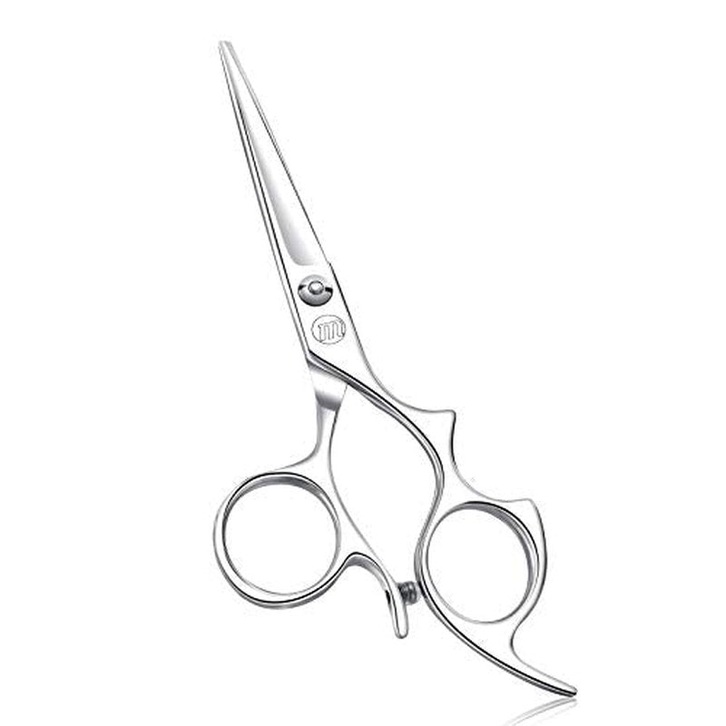 Moontay 6.0" Professional Hair Cutting Shears - Large Finger Holes, 440C Steel