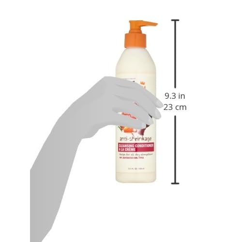 Dark and Lovely Au Natural Anti-Shrinkage Cleansing Conditioner A La Creme, 13.5 Fluid Ounce
