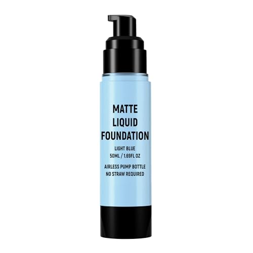 Light Blue Liquid Face Paint - Full Coverage, Long Lasting
