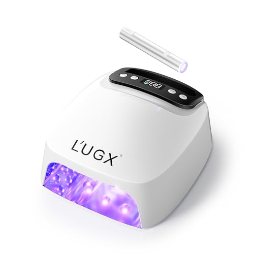 L'UGX 2 in 1 UV LED Nail Lamp - Rechargeable Cordless Gel Dryer